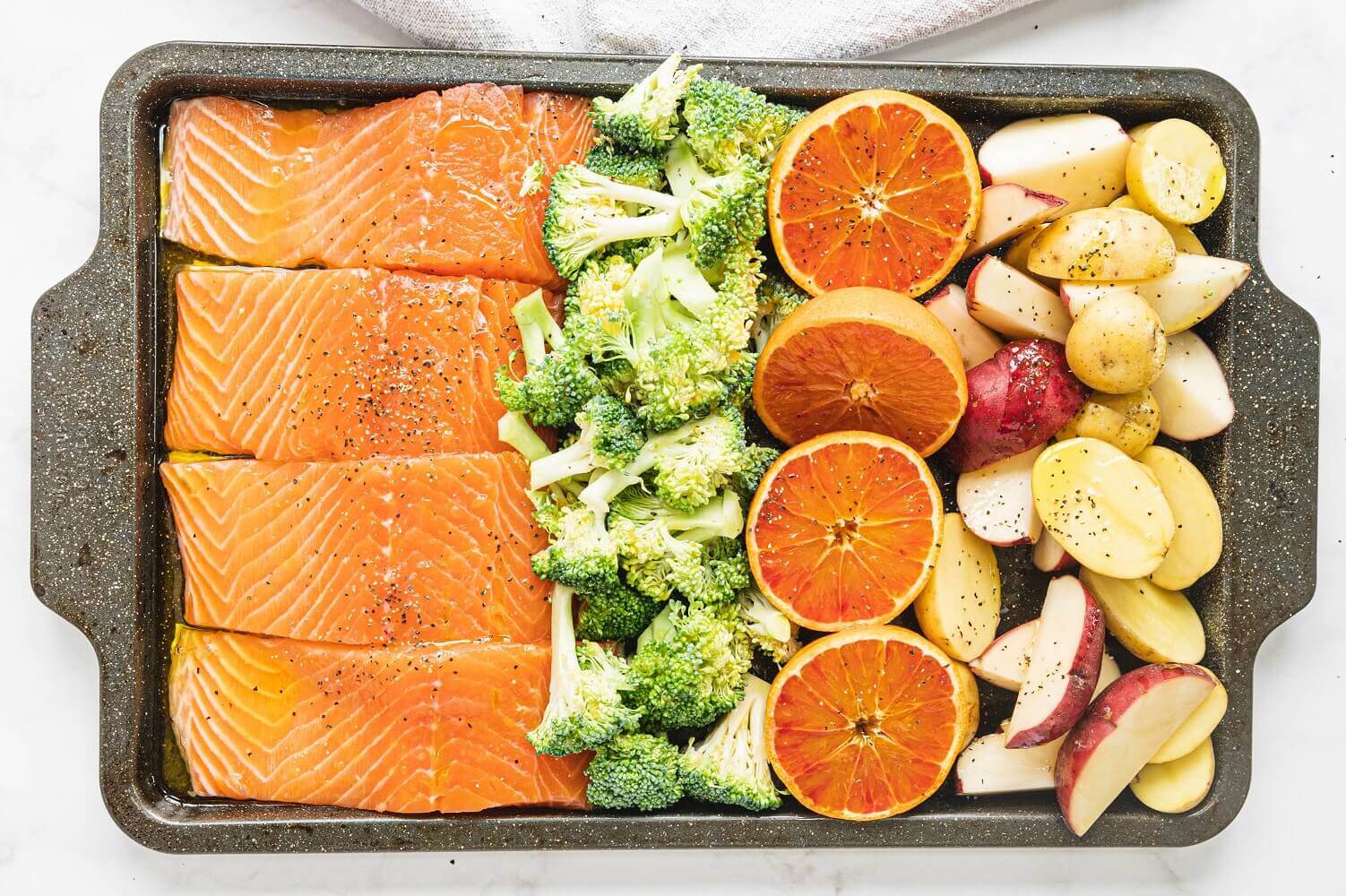 Bake it all on a single pan Bake it all on a single pan