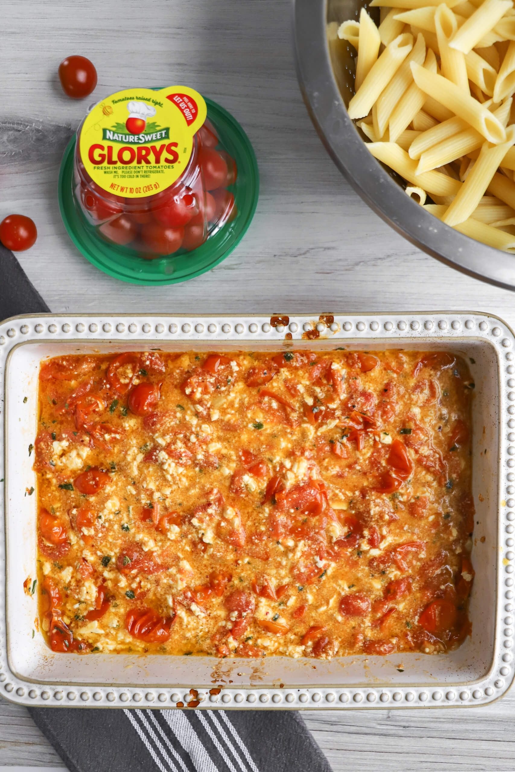 TikTok-Inspired Baked Feta Pasta