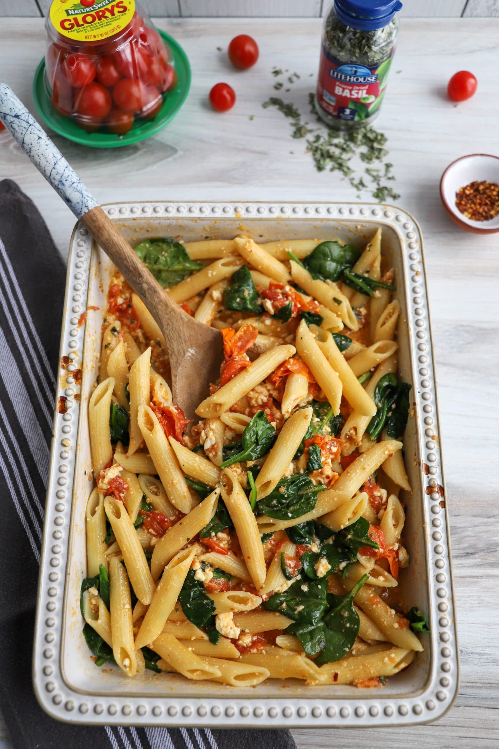 TikTok-Inspired Baked Feta Pasta