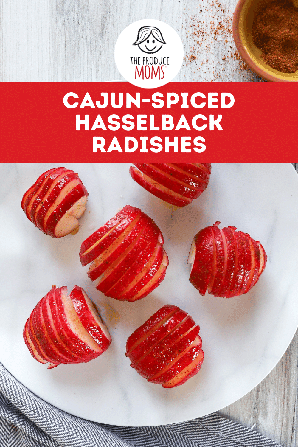 Cajun-Spiced Hasselback Radishes Cajun-Spiced Hasselback Radishes