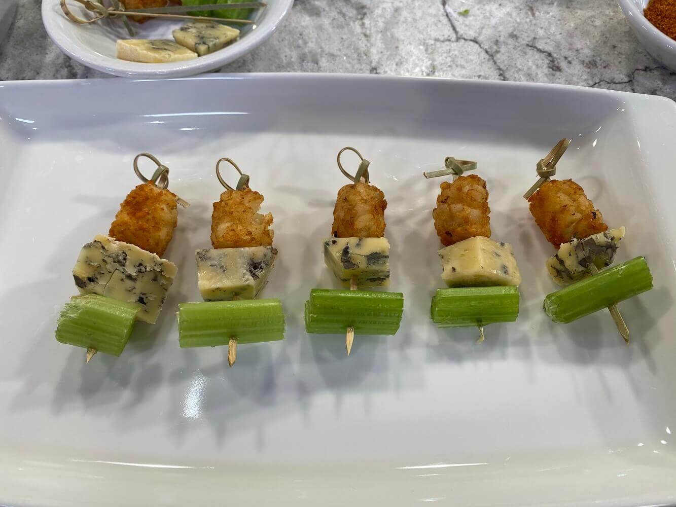 Buffalo Tater Tots On a Stick Buffalo Tater Tots On a Stick