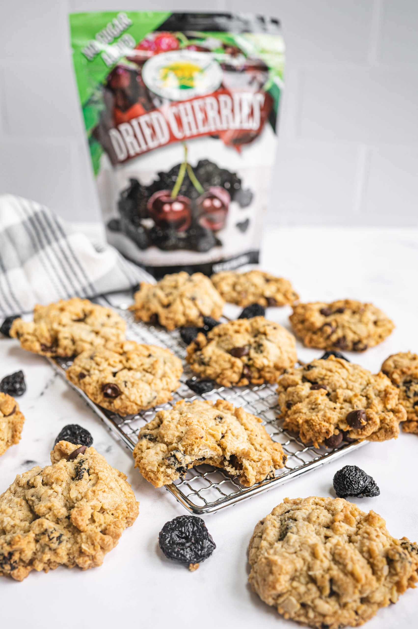 Dried Cherry and Chocolate Chip Cookies