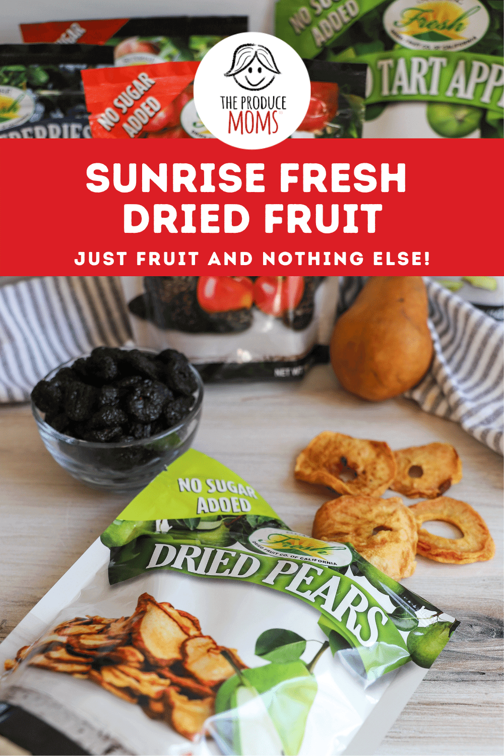 Sunrise Fresh dried fruit pin Sunrise Fresh dried fruit pin