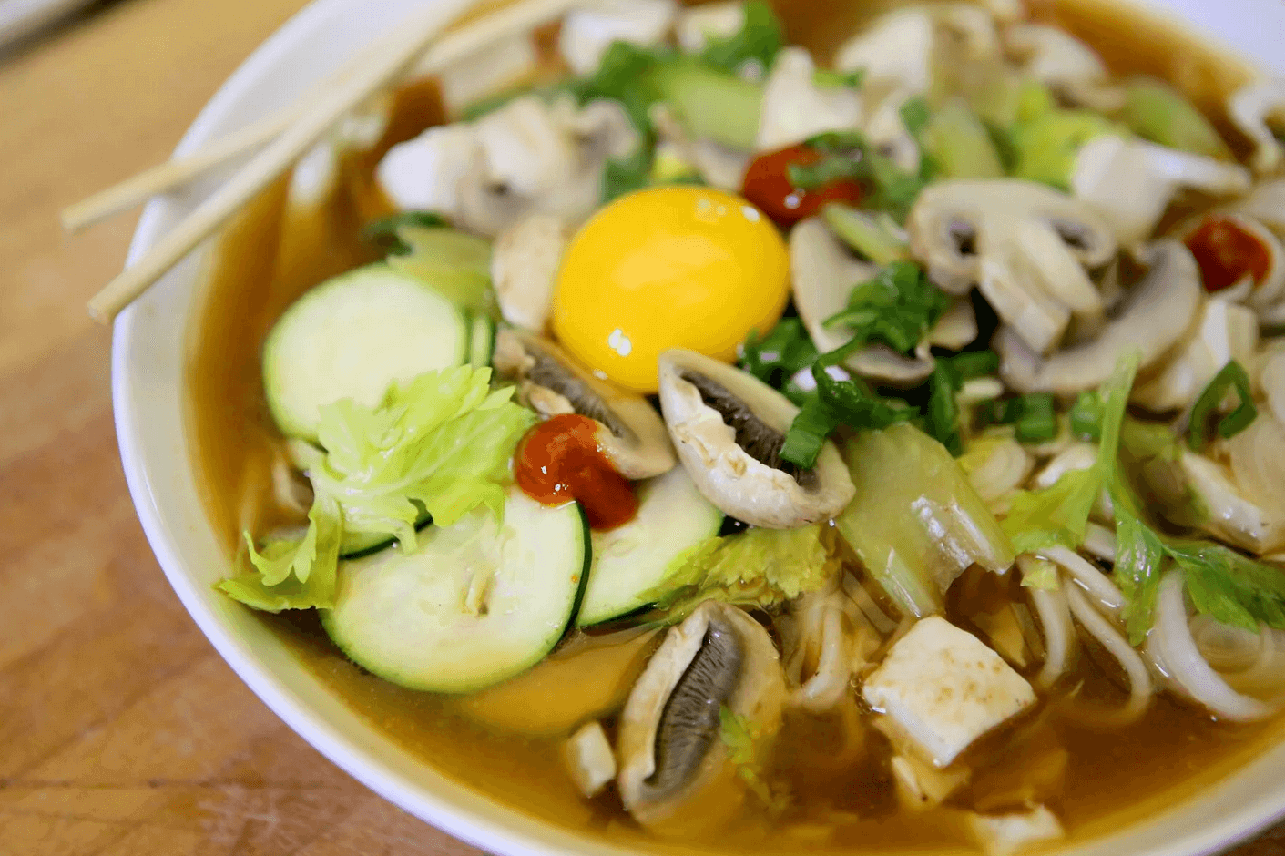 Celery and Miso Udon Soup Celery and Miso Udon Soup