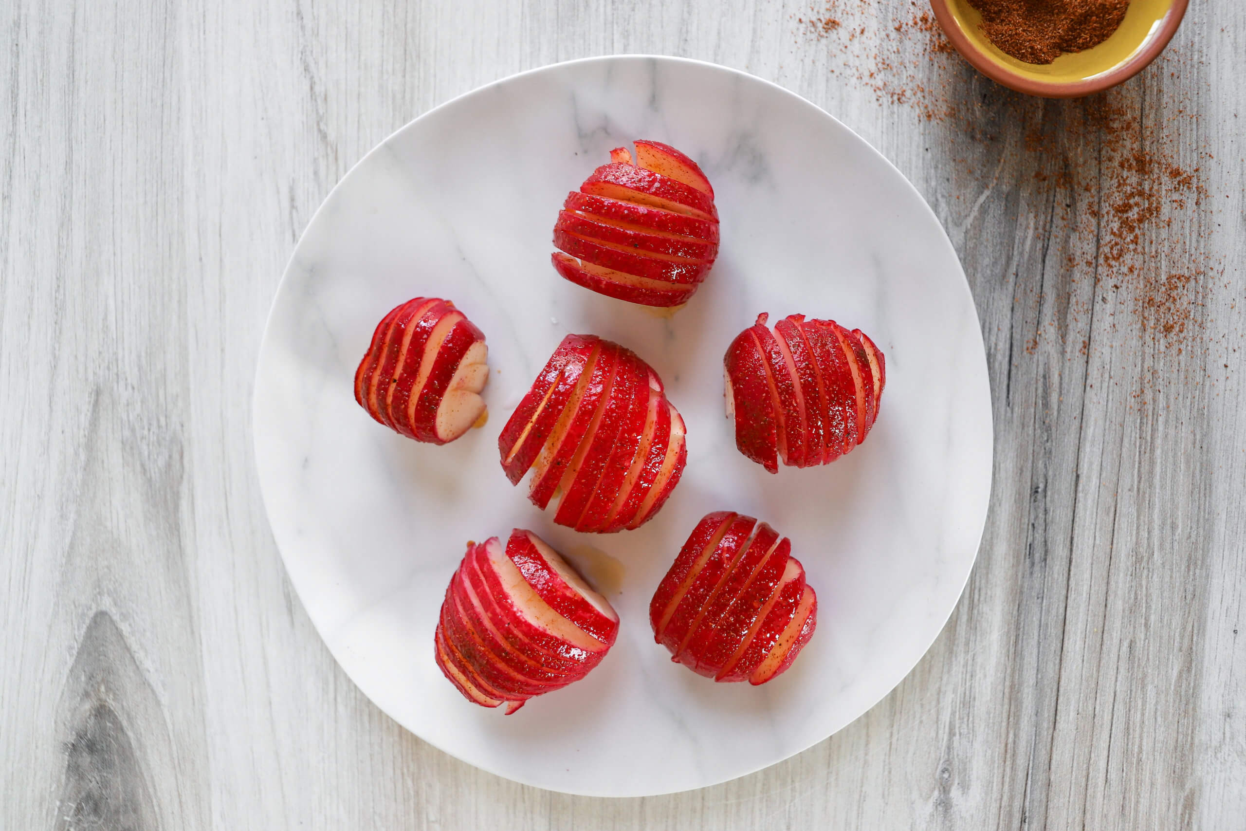 Cajun-Spiced Hasselback Radishes