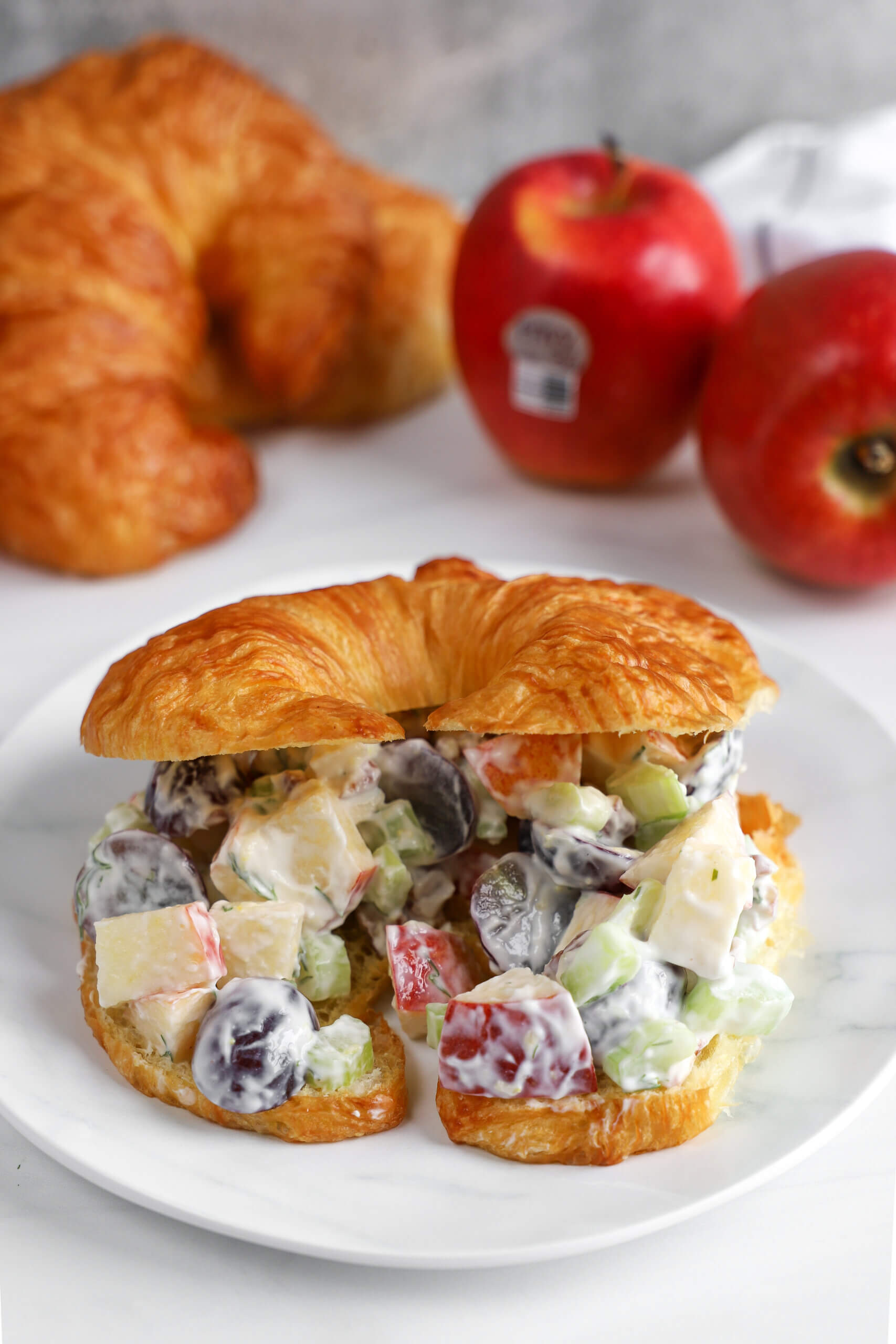 Crunchy Apple Salad On Croissants Crunchy Envy Apple Salad