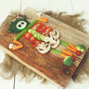 Skeleton Veggie Tray