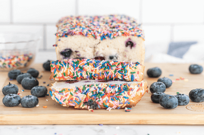 Blueberry Ice Cream Bread