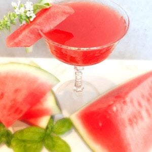 Watermelon Basil Margarita