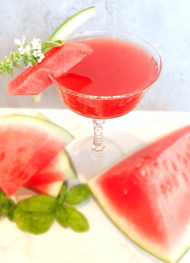 Watermelon Basil Margarita