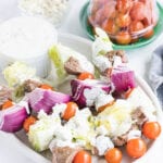 Texas Steak and Salad on a Stick