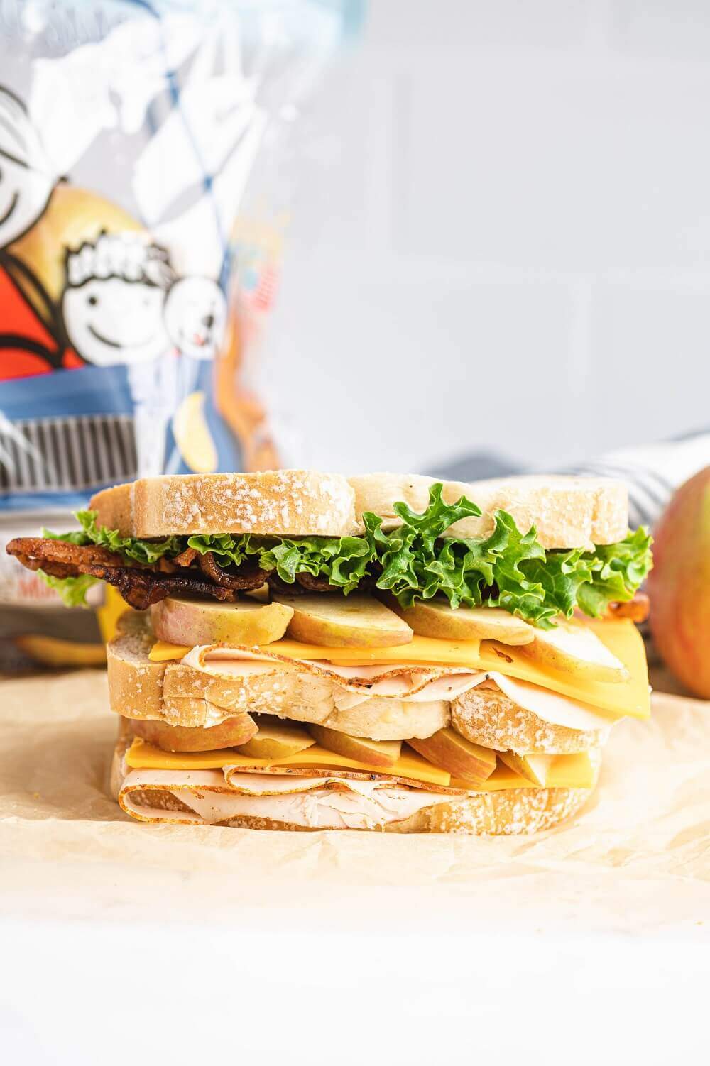Pefectly balanced Apple Turkey Club Sandwich Pefectly balanced Apple Turkey Club Sandwich