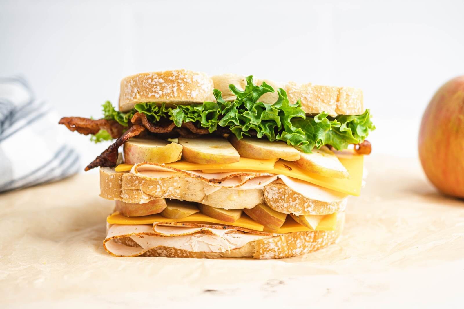 A mouth-watering double-decker A mouth-watering double-decker