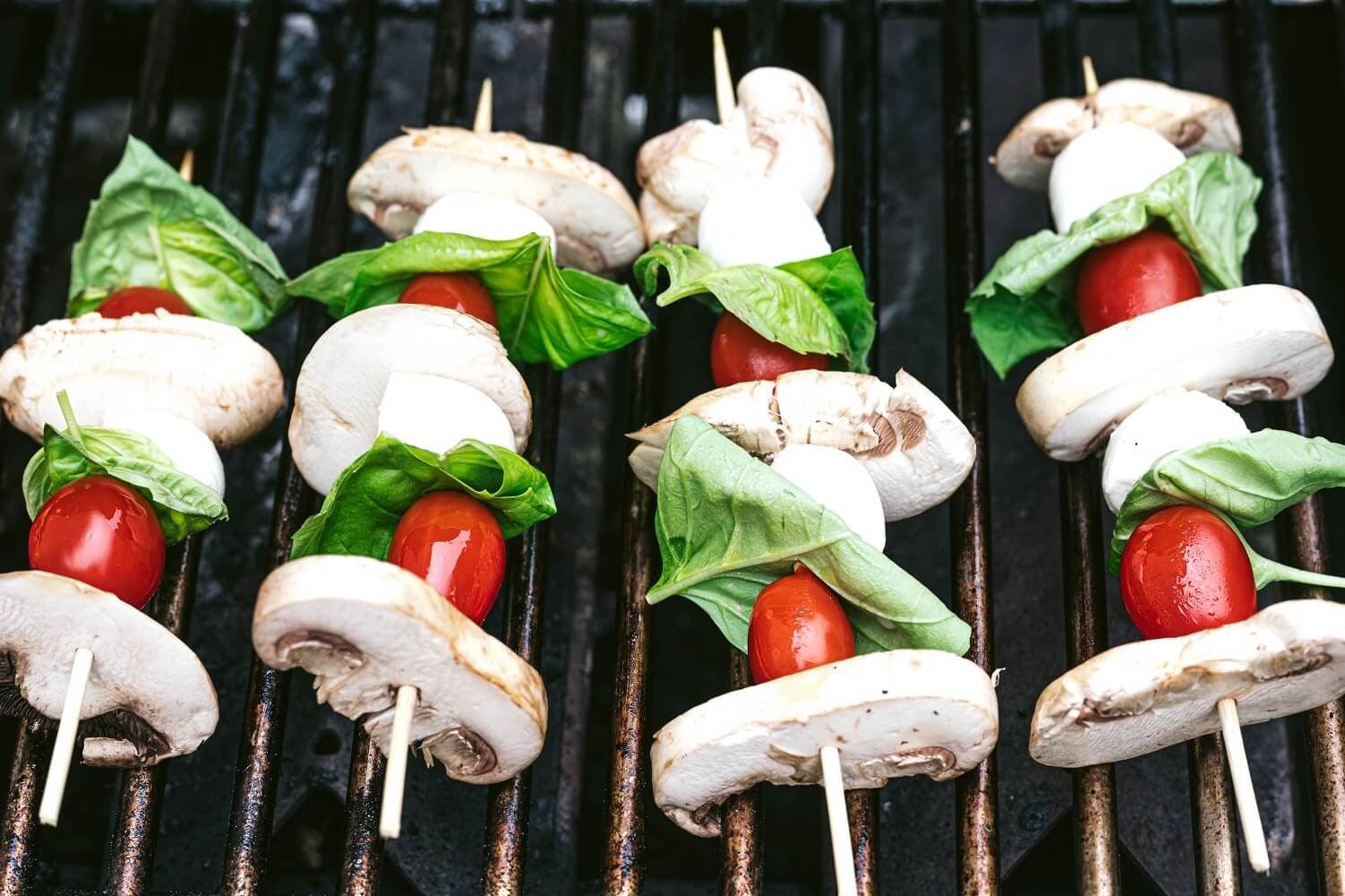 Mushroom Caprese Kebabs Mushroom Caprese Kebabs