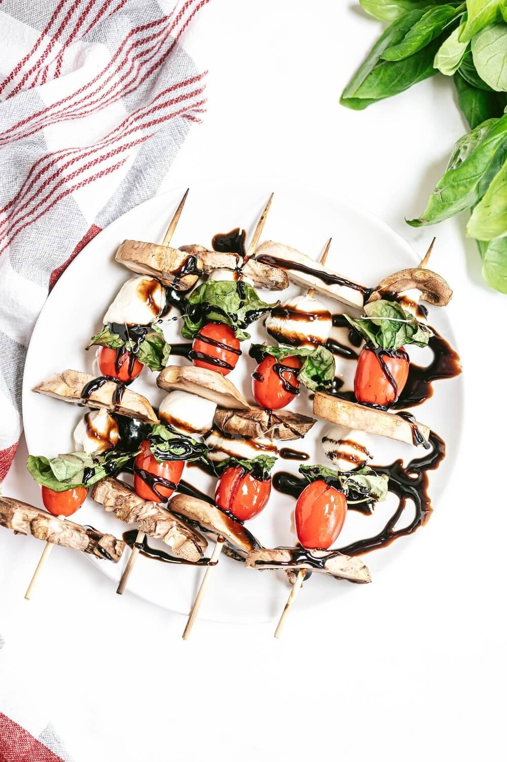 Mushroom Caprese Kebabs Mushroom Caprese Kebabs