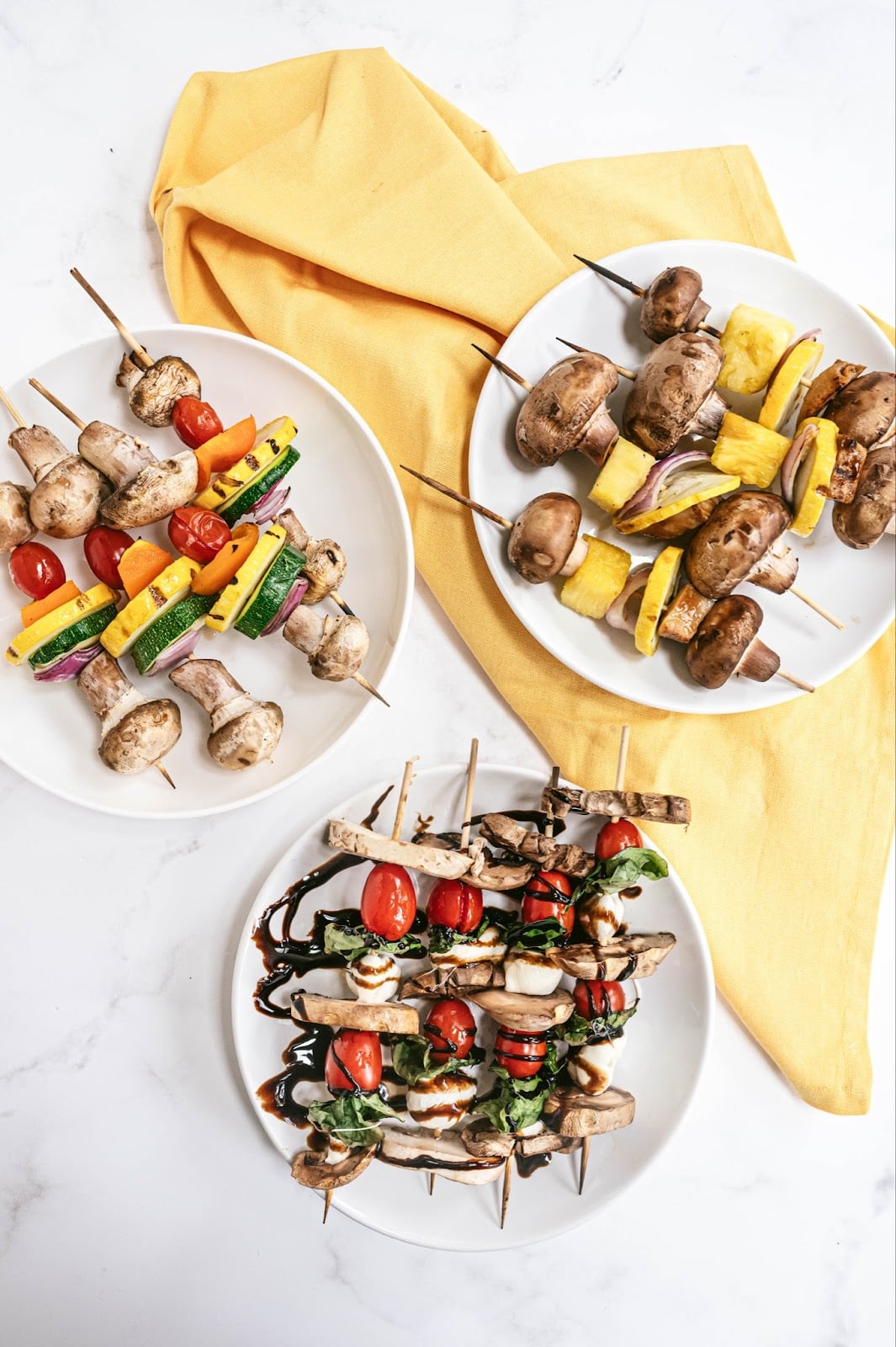 Delicious Mushroom Kebabs Delicious Mushroom Kebabs