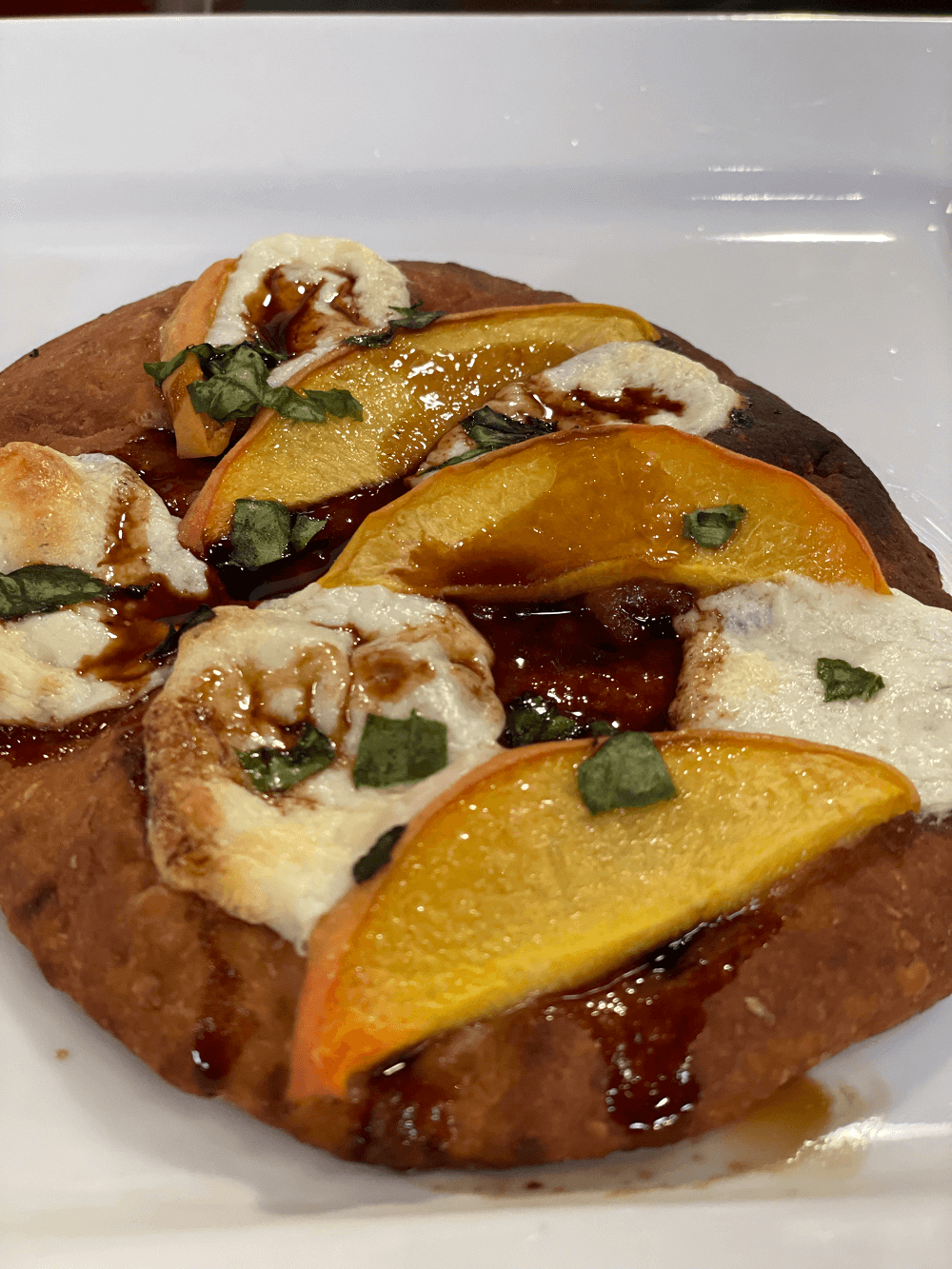 Peach Margherita Pizza Peach Margherita Pizza