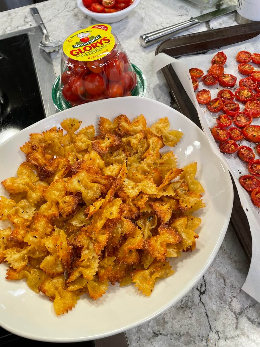 Glorys Pasta Chips and Dip, one of summer's most popular recipes Glorys Pasta Chips and Dip, one of summer's most popular recipes
