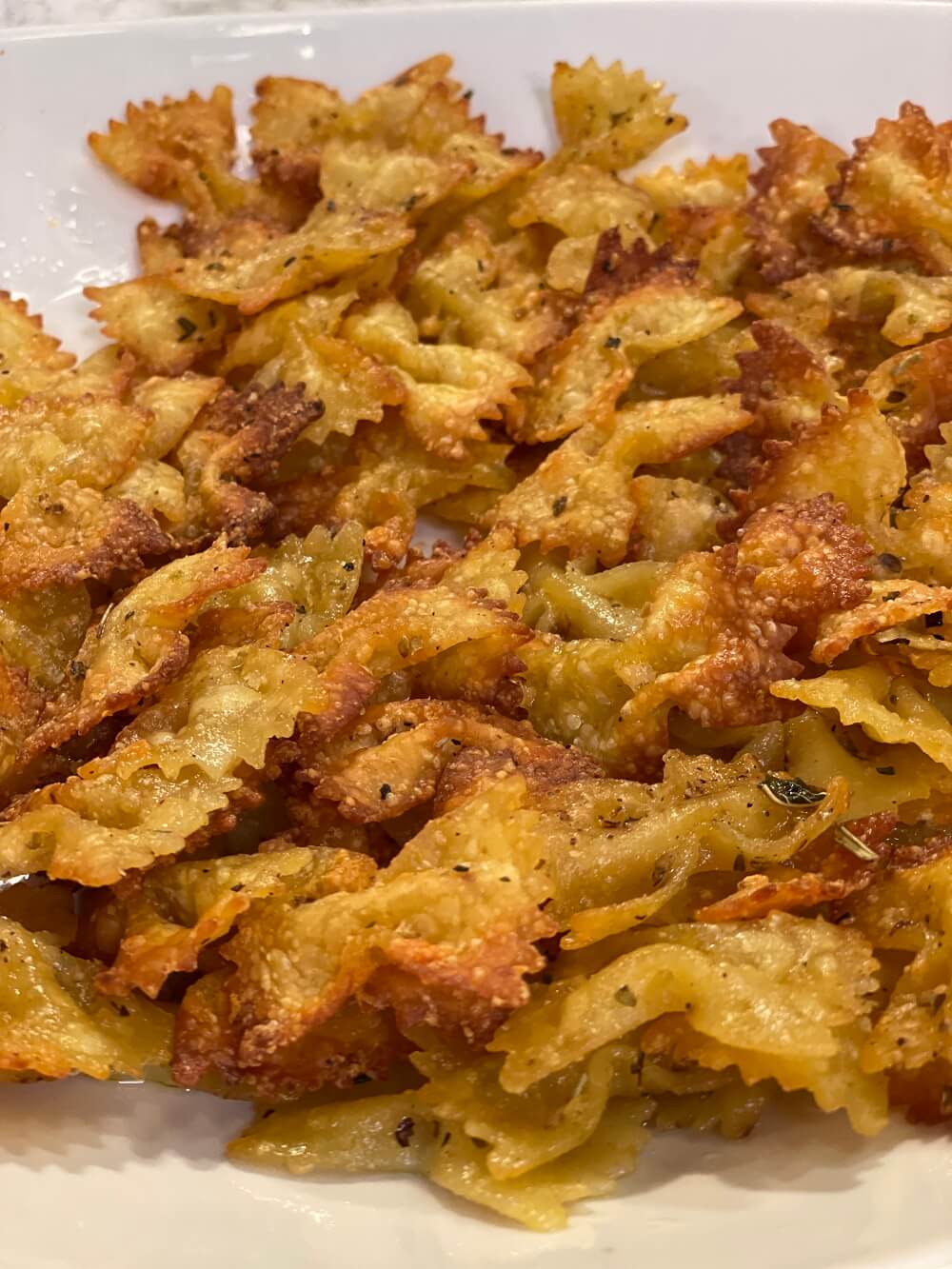 One of summer's most popular recipes: pasta chips! One of summer's most popular recipes: pasta chips!