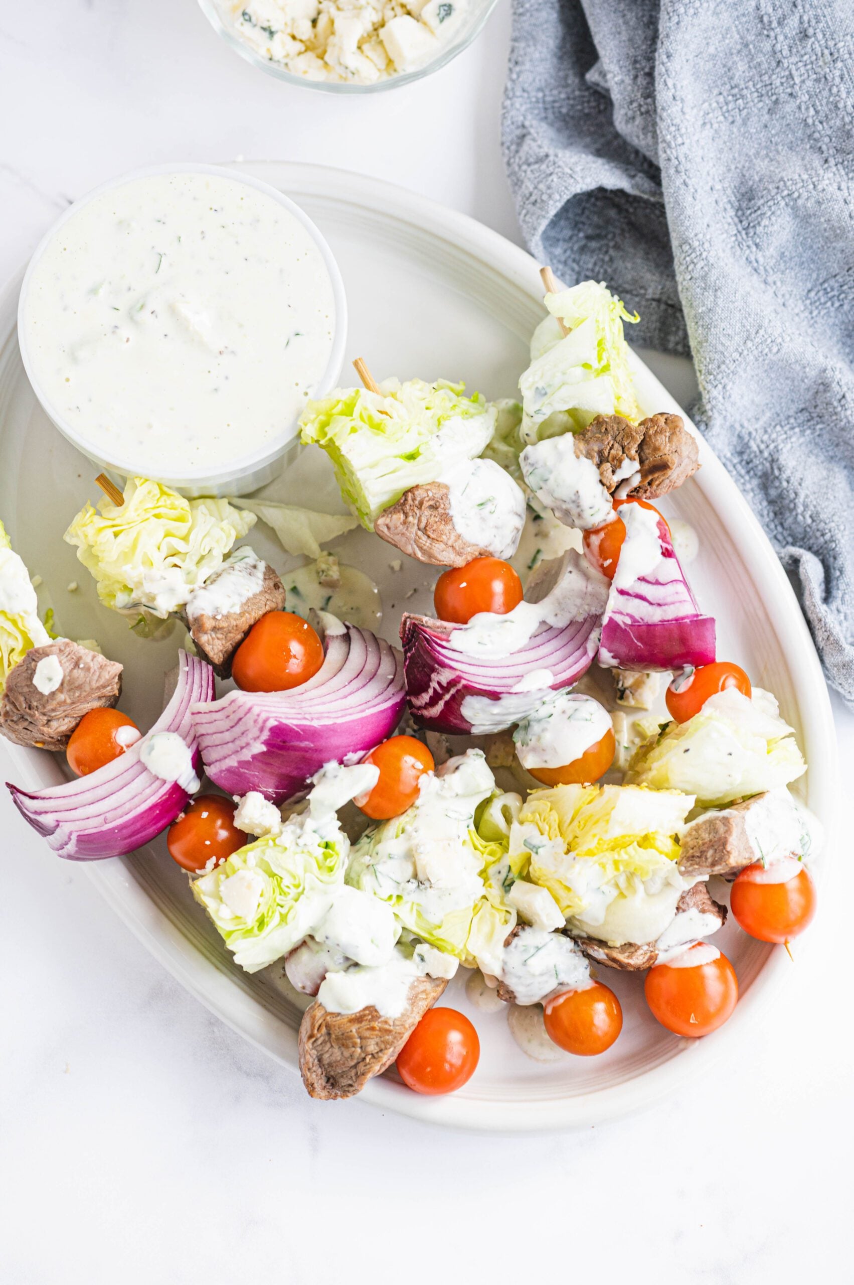 Steak and Salad on a Stick Steak and Salad on a Stick