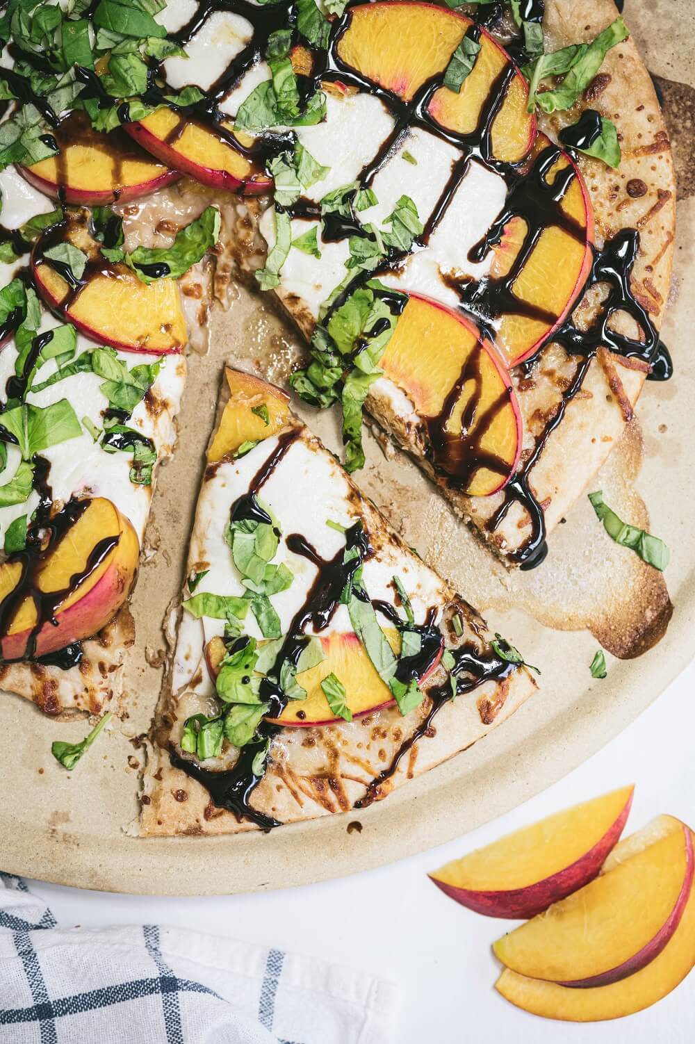Stone Fruit Pizza slice Stone Fruit Pizza slice