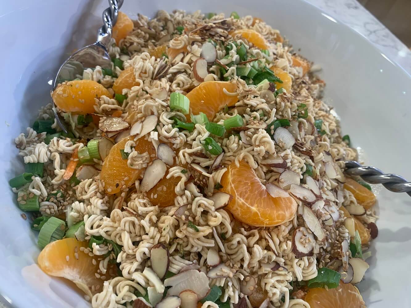 Made-Ahead After School Snacks: Mandarin Orange Ramen Noodle Salad Made-Ahead After School Snacks: Mandarin Orange Ramen Noodle Salad