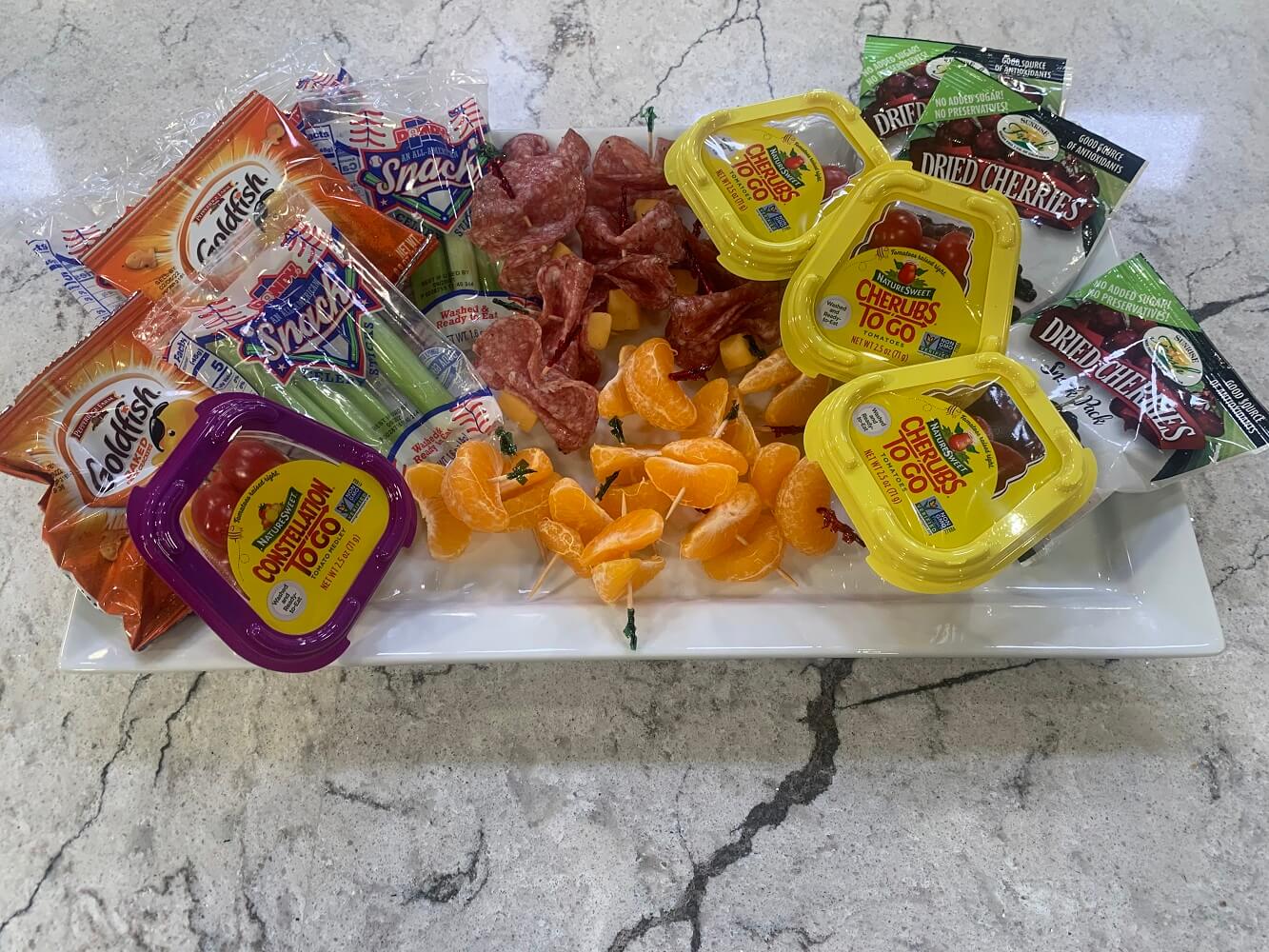 Made-Ahead After School Snacks on a Snack Board Made-Ahead After School Snacks on a Snack Board