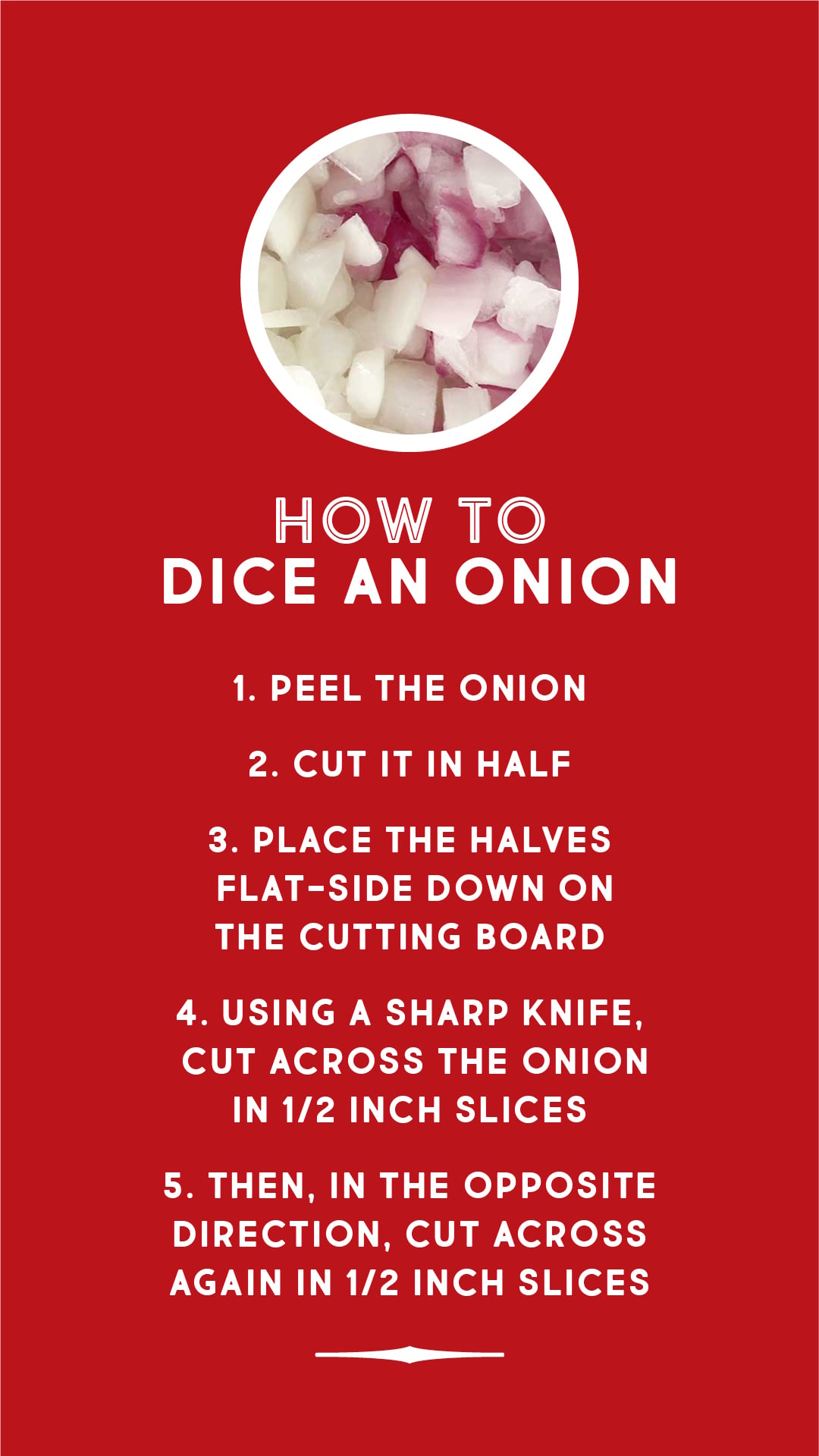 How to dice an onion How to dice an onion