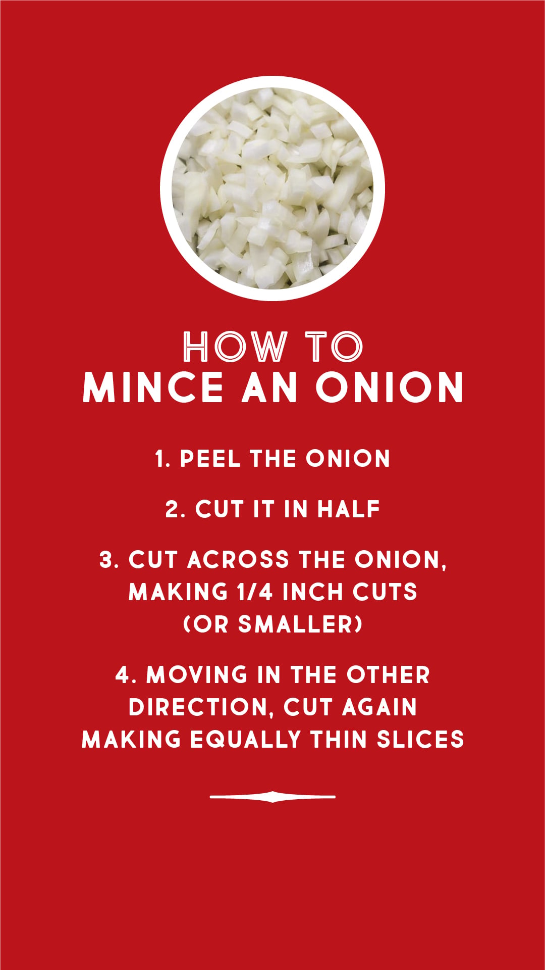 How to mince an onion How to mince an onion