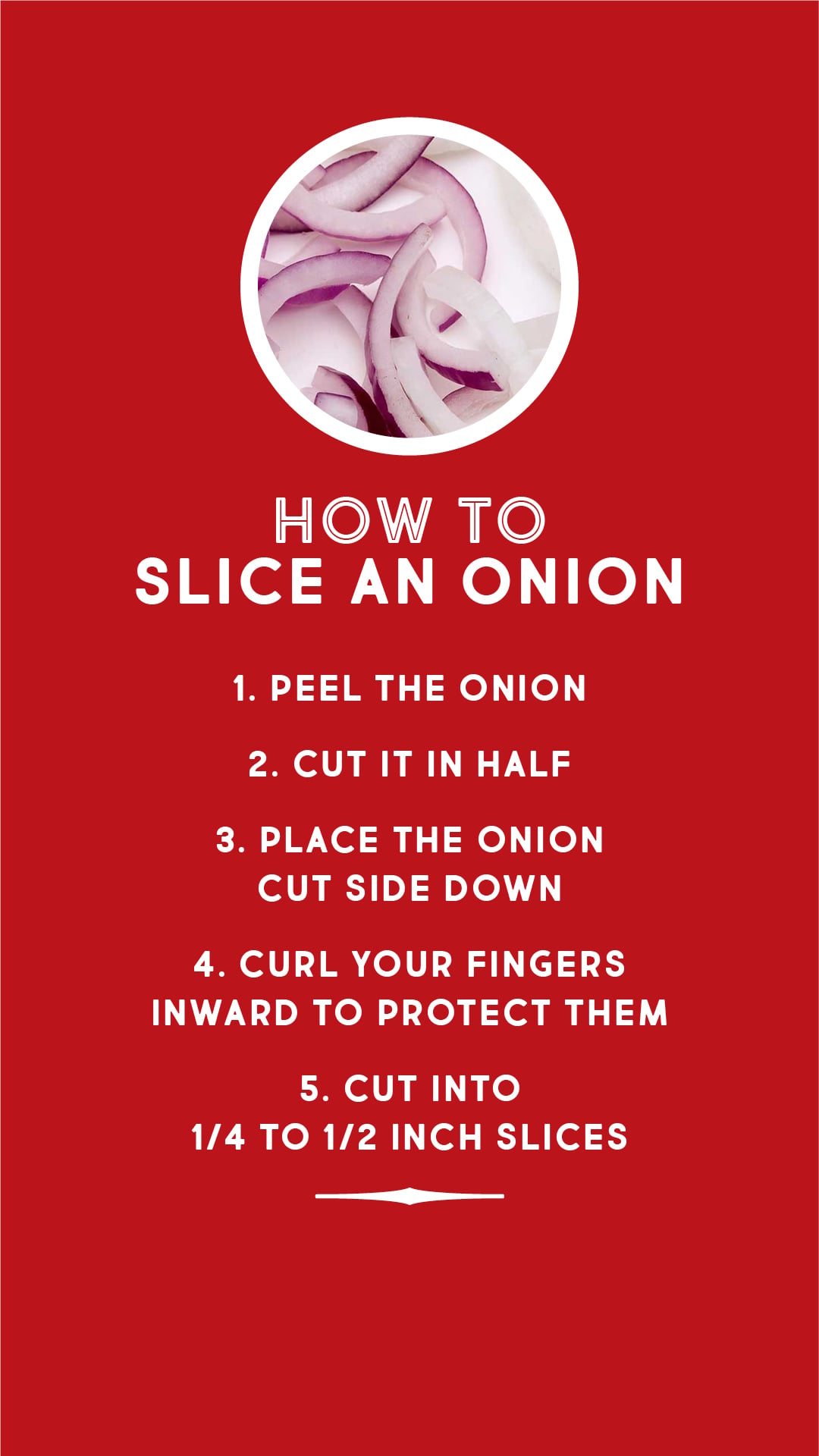 How to slice an onion How to slice an onion