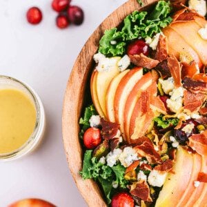 Apple, Cranberry, and Kale Salad