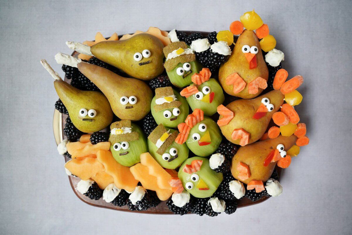 Thanksgiving Food Art Banner Image