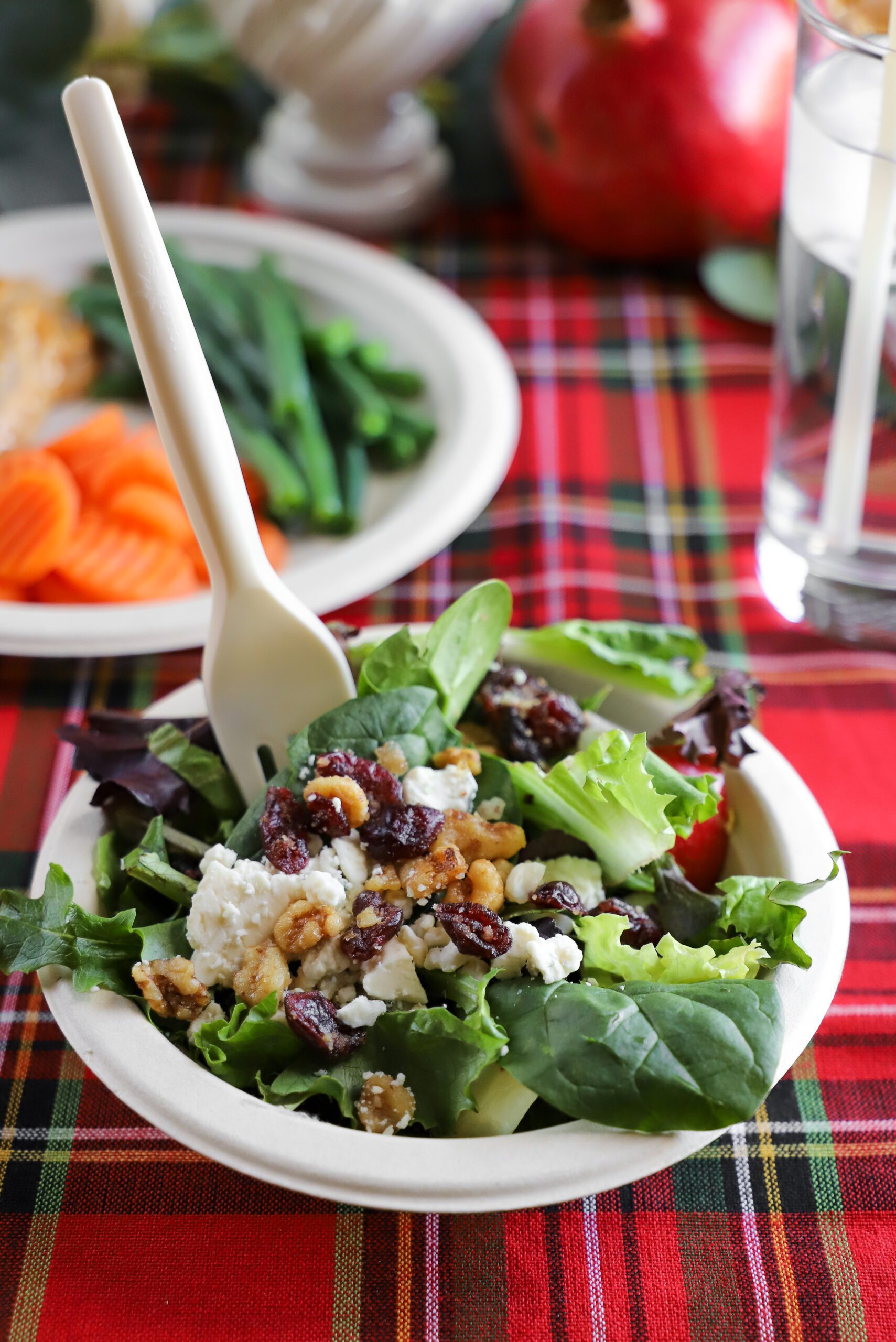 compostable holiday dinnerware