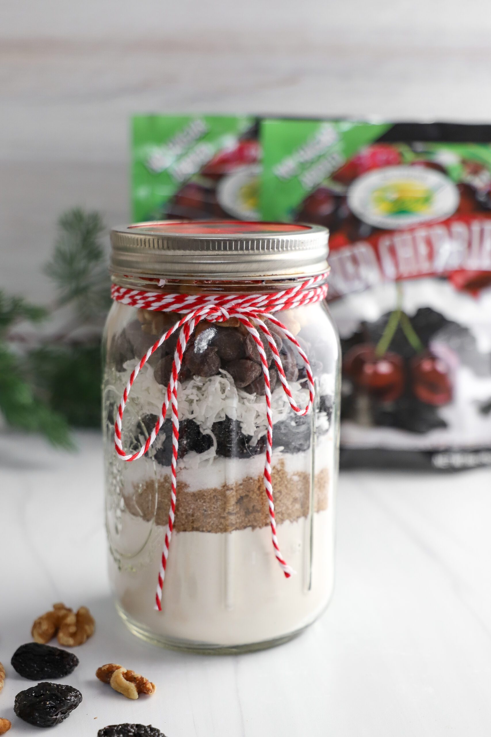 Dried Cherry and Chocolate Chip Cookie Mix in a Jar Dried Cherry and Chocolate Chip Cookie Mix in a Jar