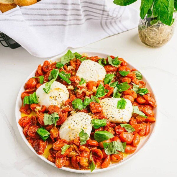 Burrata and Roasted Tomatoes Banner Image