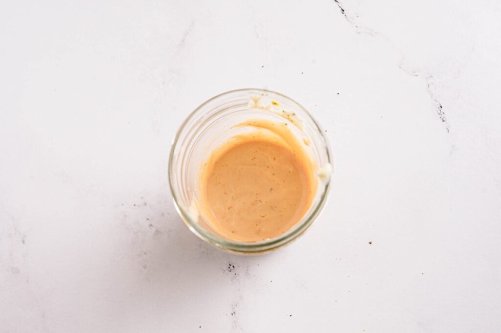 Pickle Dressing for the Low Carb Cheeseburger Salad Pickle Dressing