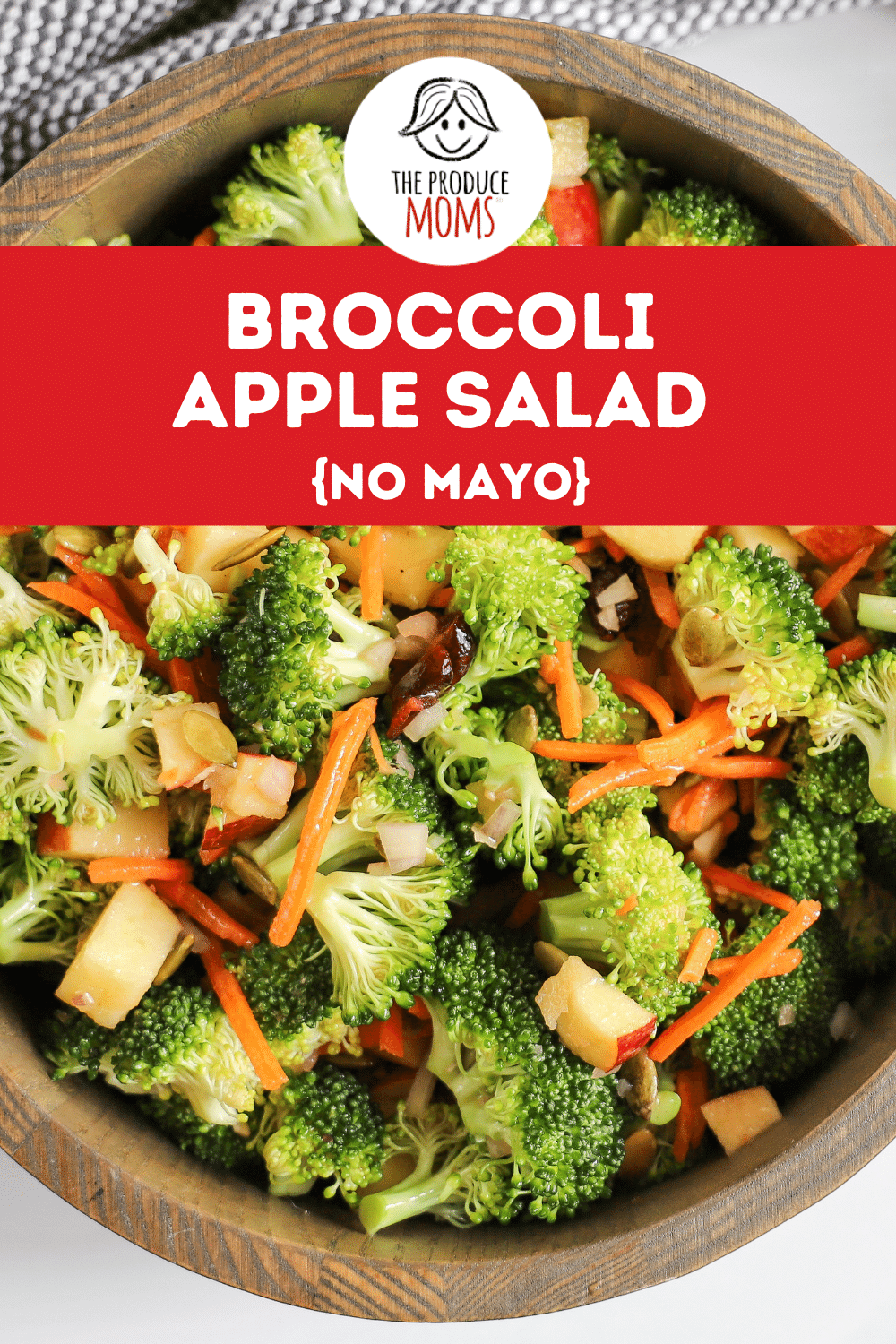 Broccoli Apple Salad with Blood Orange Vinaigrette 