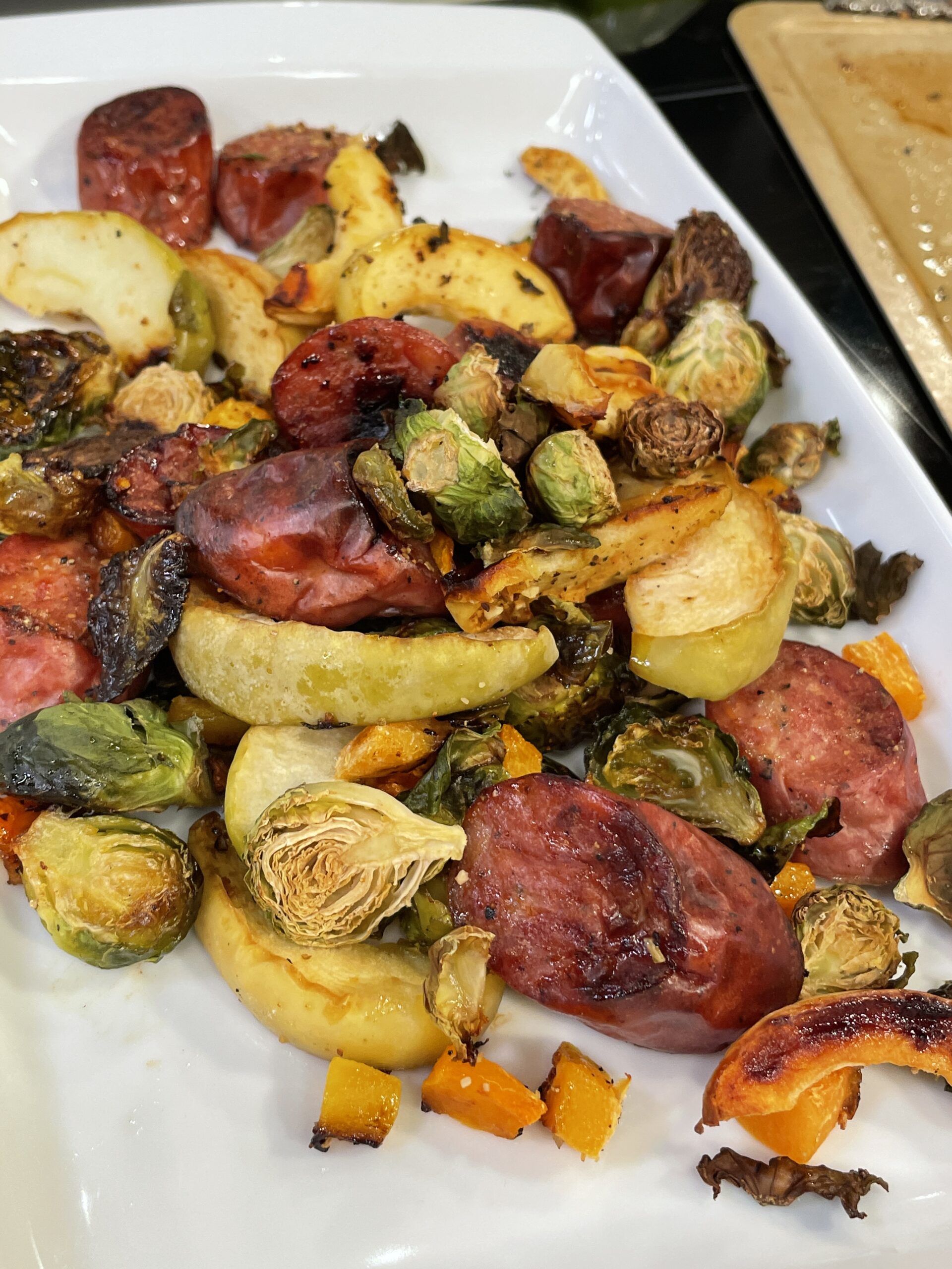 Apple + Chicken Sausage Sheet Pan Dinner Apple + Chicken Sausage Sheet Pan Dinner