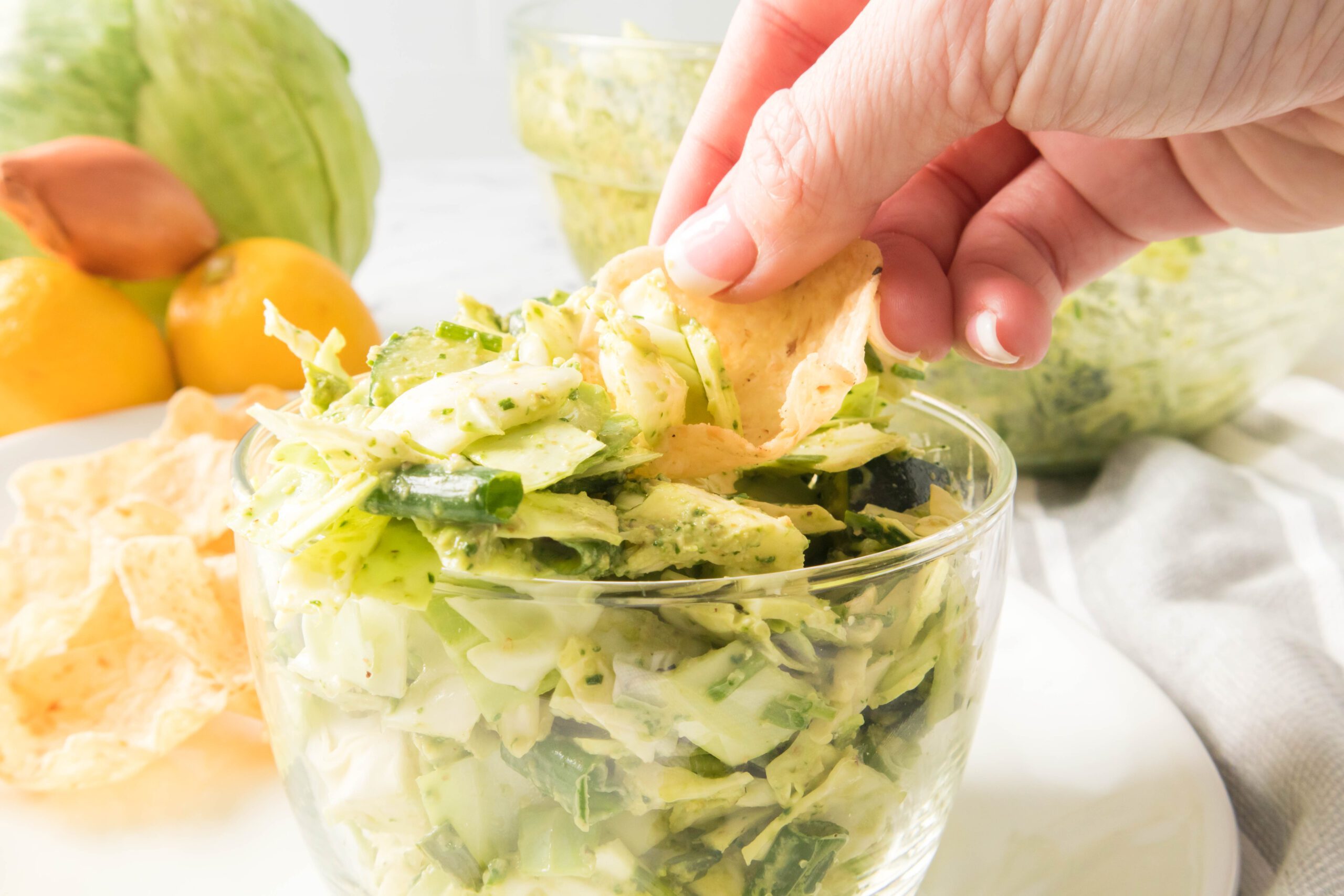 TikTok Green Goddess Salad TikTok Green Goddess Salad
