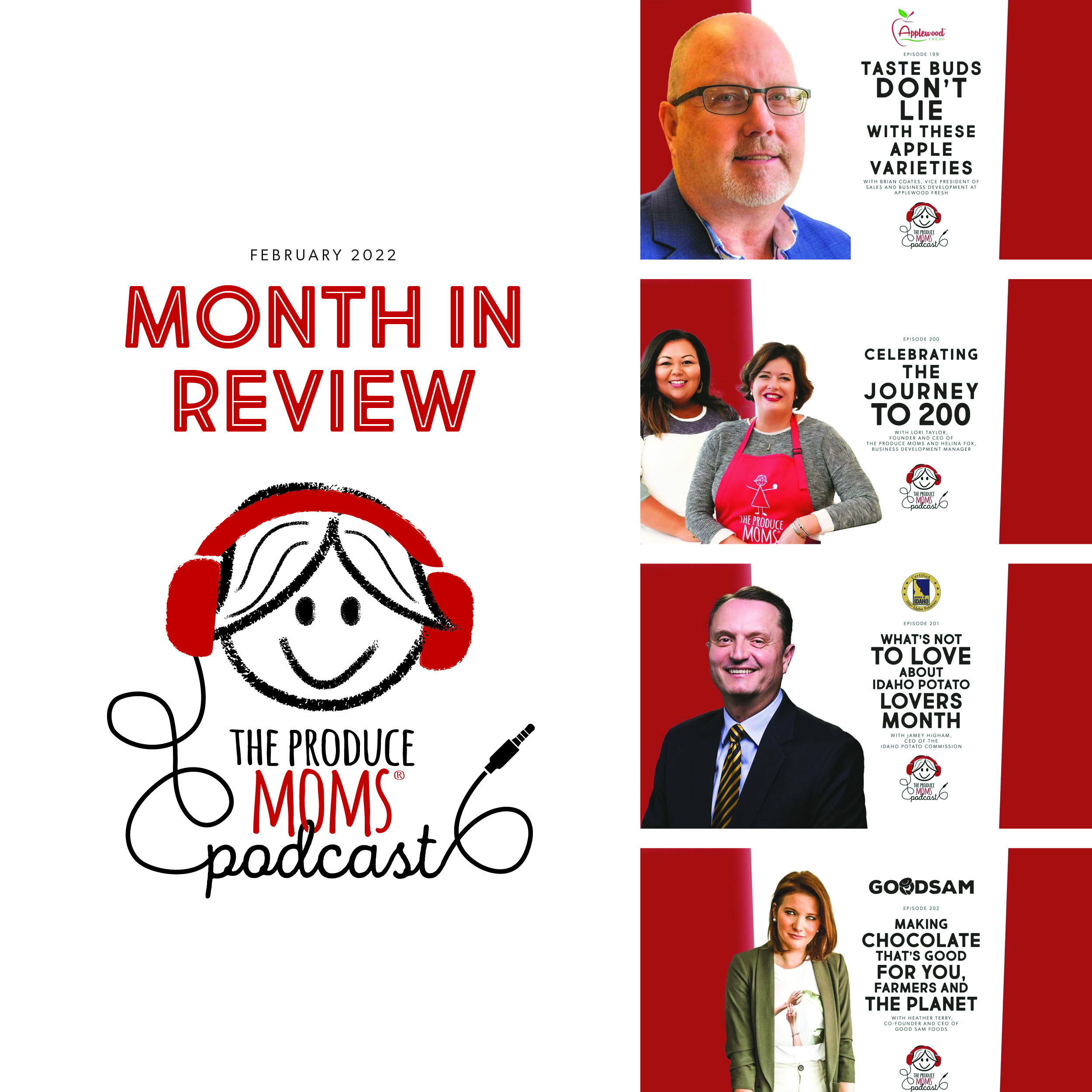 Image of all 4 February Podcast guests