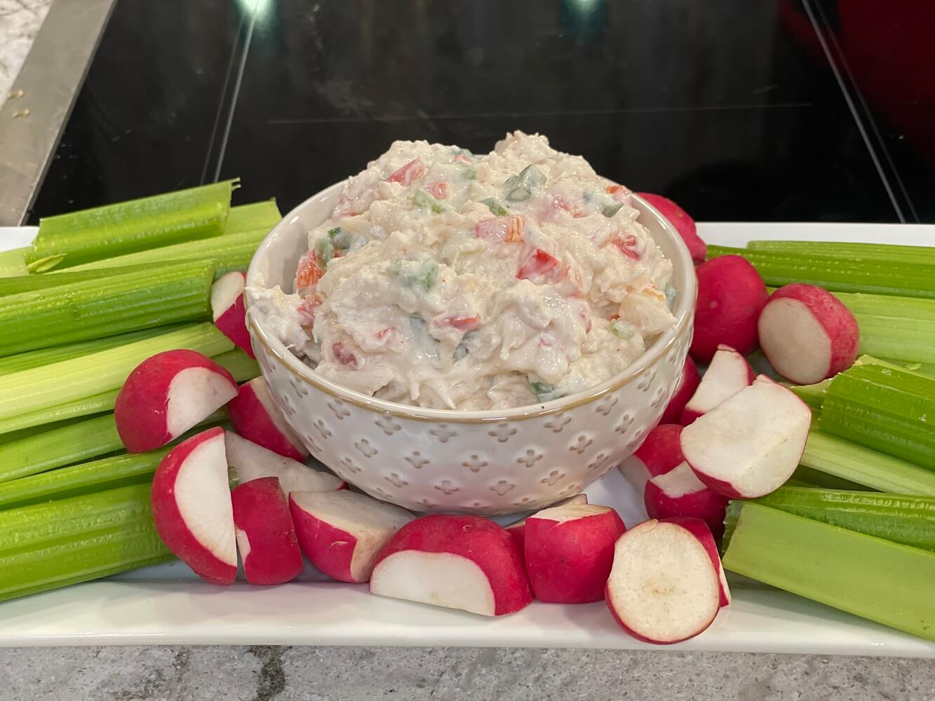 Cold Bell Pepper Crab Dipย Cold Bell Pepper Crab Dipย