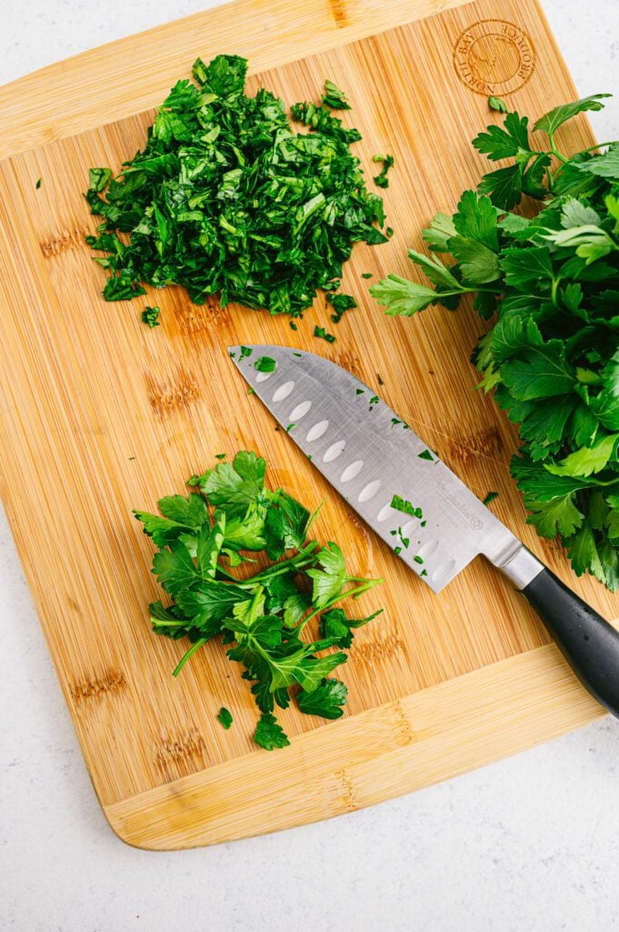 chopped herbs