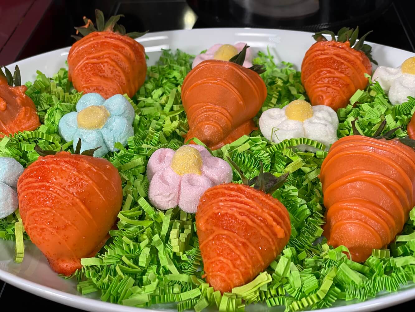 Chocolate Dipped Strawberry Carrots Chocolate Dipped Strawberry Carrots