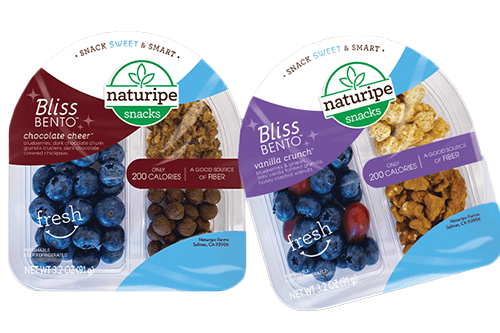 Two flavors for Naturipe Bentos