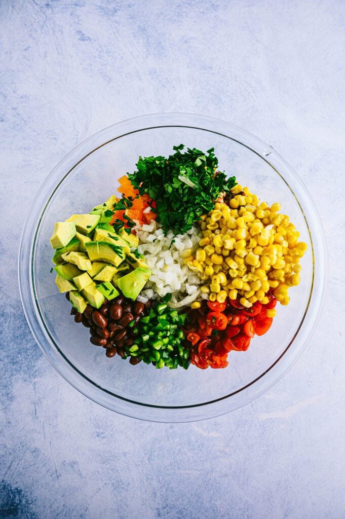 veggies and beans in a bowl