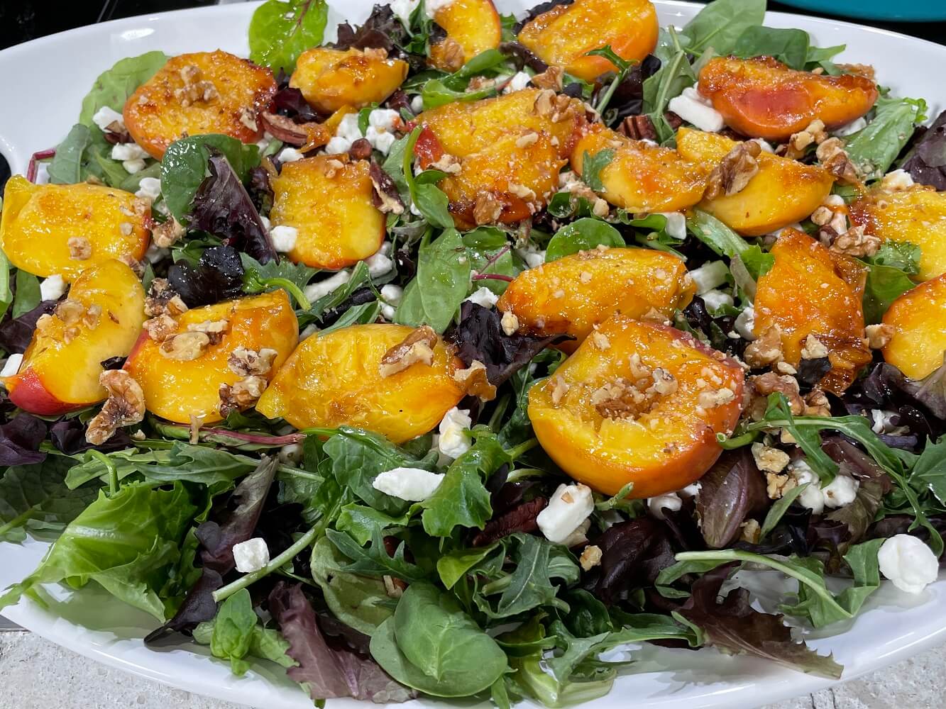 Grilled Peach Salad Grilled Peach Salad