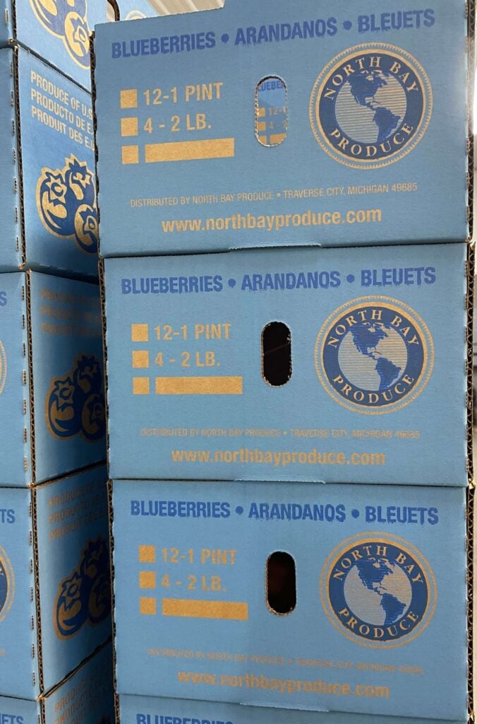 Farm Tour Blueberry Boxes