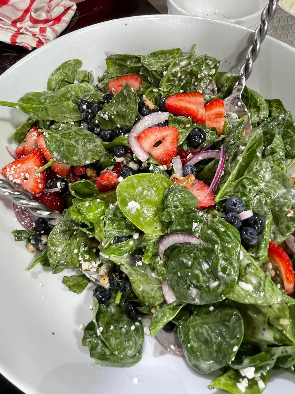 Berry Spinach Salad Berry Spinach Salad