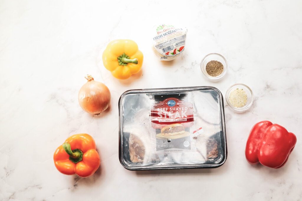 Ingredients on table