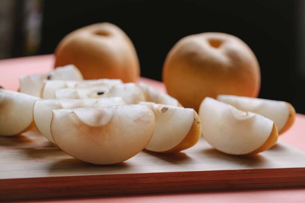 asian pear is delicious in august